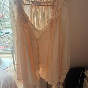 Zimmermann   Silk Shirt Top  SIZE 0